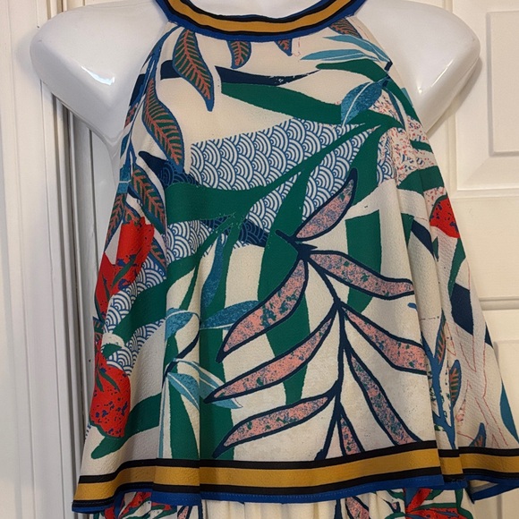 Flying Tomato Tropical Print Halter Jumpsuit-NWOT - Picture 4 of 7